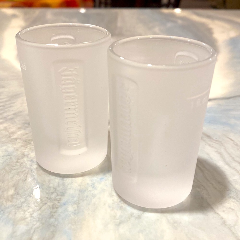 (2) Jaegermeister shot glasses